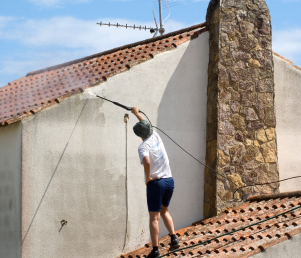 Main Line Stucco Powerwashing